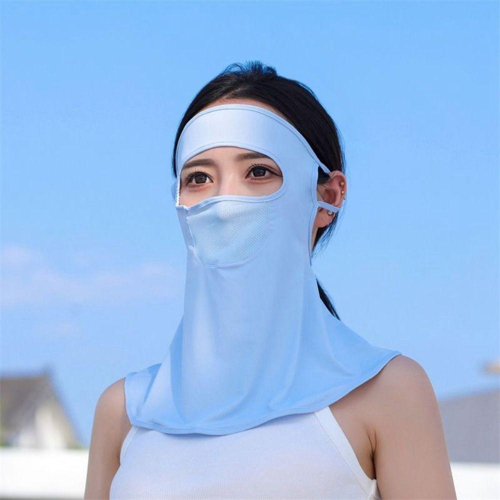 Sunscreen Veil Summer Sunscreen Mask Ice Silk Bib Women Neckline Mask Ice Silk Mask Cycling 
Sunscreen Veil Summer Sunscreen Mask Ice Silk Bib Women Neckline Mask Ice Silk Mask Cycling