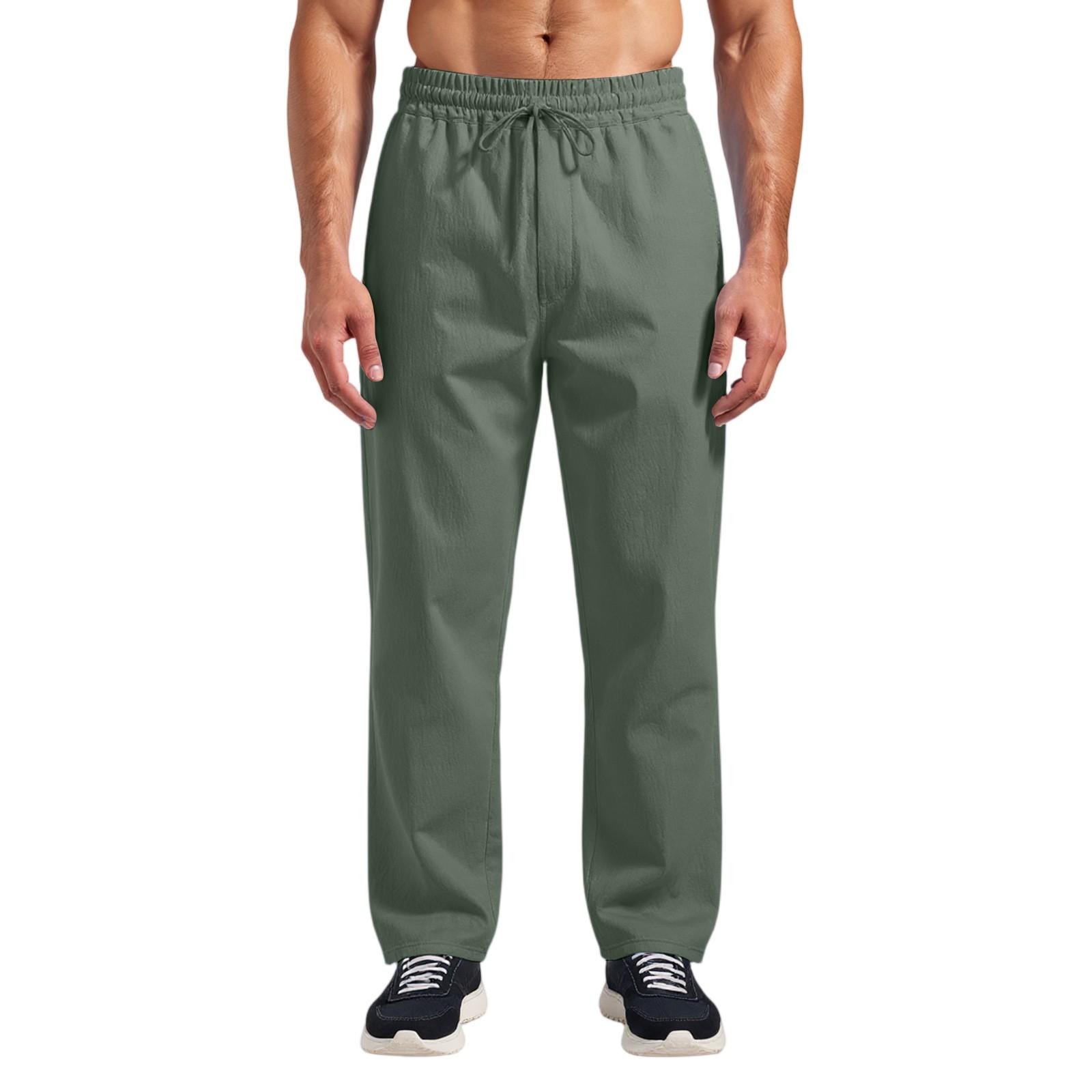 Casual Straight Leg Casual Pants For Men L армія зелений колір
Casual Straight Leg Casual Pants For Men L армія зелений колір