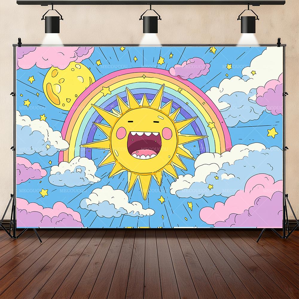 BEPAN Rainbow smiley watercolor style background customizable birthday party children s day decoration background kindergarten layout Vinyl--W120xH80cm
BEPAN Rainbow smiley watercolor style background customizable birthday party children s day decoration background kindergarten layout Vinyl--W120xH80cm