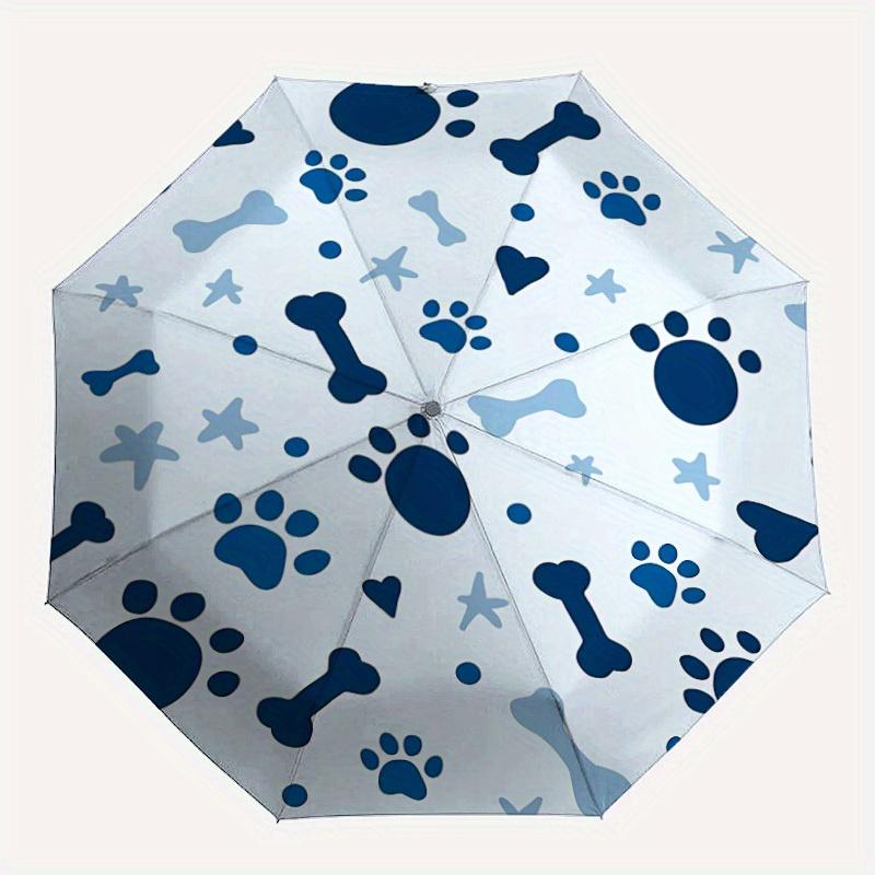 1pc Paw Prints Automatic Open/close Folding Compact Umbrella, 8 Rib Sturdy Canopy, Lightweight Portable, Commuting Use, Gift,,092
1pc Paw Prints Automatic Open/close Folding Compact Umbrella, 8 Rib Sturdy Canopy, Lightweight Portable, Commuting Use, Gift,,092