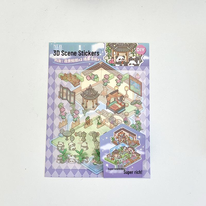 Creative 2.5D Scenery Stickers: Handmade 3D Layered Miniature Scenes for Bullet Journal Decor
Creative 2.5D Scenery Stickers: Handmade 3D Layered Miniature Scenes for Bullet Journal Decor