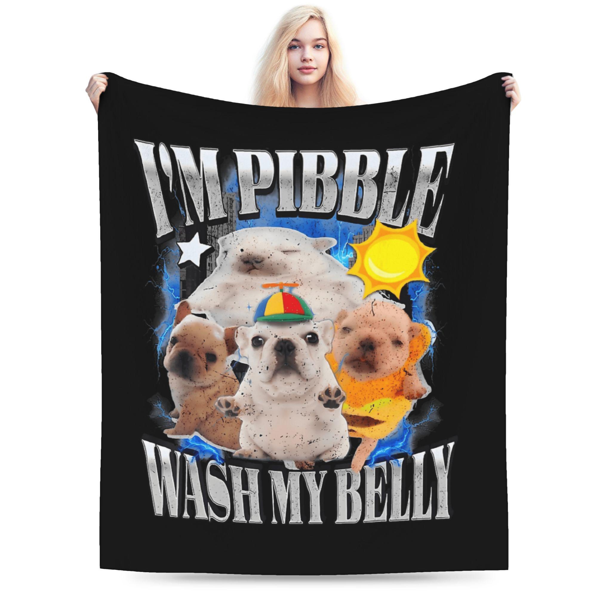 Warm Cozy Throw Blanket Travel Car I am Pibble Dog Puppy Wash My Belly Blanket Flannel Bedspread For Bedroom Sofa Bed Cover 75x90cm
Warm Cozy Throw Blanket Travel Car I am Pibble Dog Puppy Wash My Belly Blanket Flannel Bedspread For Bedroom Sofa Bed Cover 75x90cm