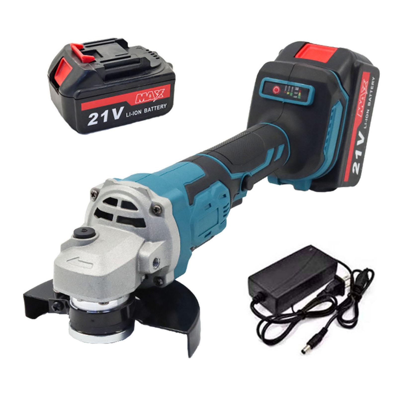 21 В 125 мм угловая шлифовальная машина бесщеточный двигатель многофункциональный электрический шлифовальный инструмент 2 шт литиевая батарея US
21 В 125 мм угловая шлифовальная машина бесщеточный двигатель многофункциональный электрический шлифовальный инструмент 2 шт литиевая батарея US