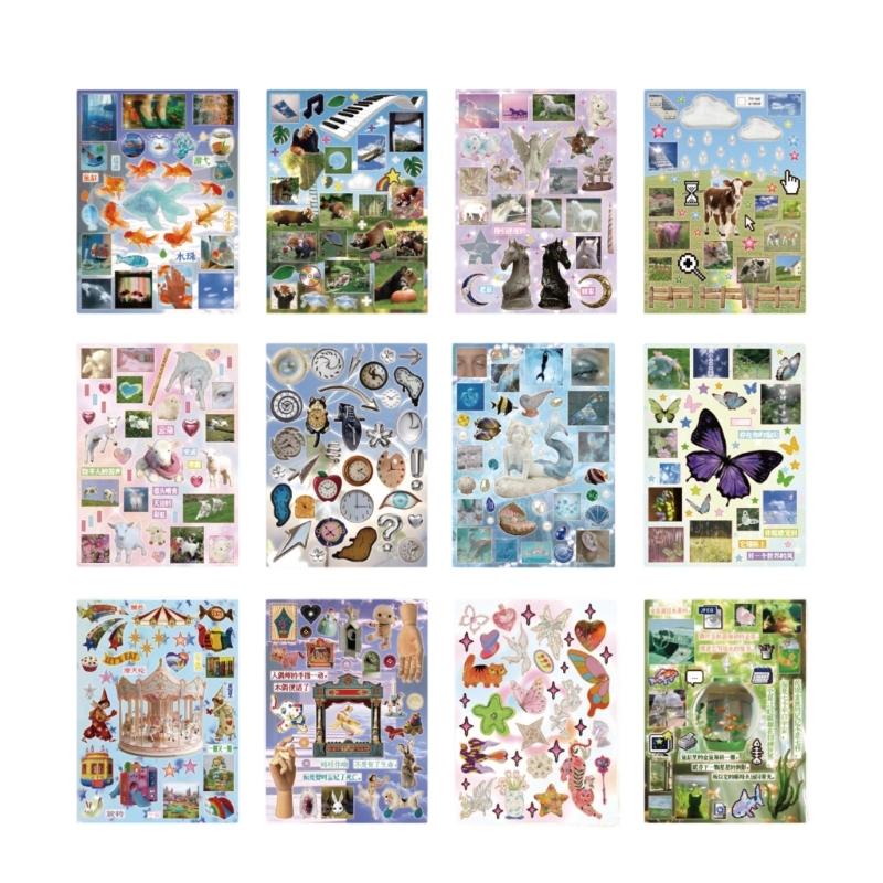 Synthetic Paper Sticker Colorful Crafting Supplies Handbooks Sticker Suitable for Notebook and Accessories
Synthetic Paper Sticker Colorful Crafting Supplies Handbooks Sticker Suitable for Notebook and Accessories
