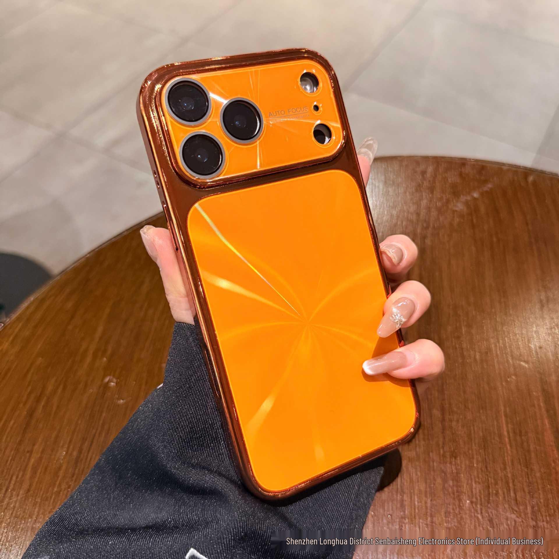 Aurora Plated Phone Case for iPhone 17 Pro Max with Lens Protector and Drop-Proof Protection 13 Pro Max
Aurora Plated Phone Case for iPhone 17 Pro Max with Lens Protector and Drop-Proof Protection 13 Pro Max