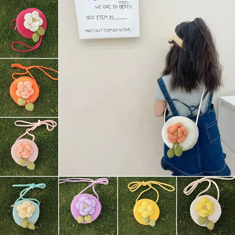Woven Crossbody Bag Round Shoulder Bag Cute Kids Straw Bag Children Girls рожевий червоний колір
Woven Crossbody Bag Round Shoulder Bag Cute Kids Straw Bag Children Girls рожевий червоний колір