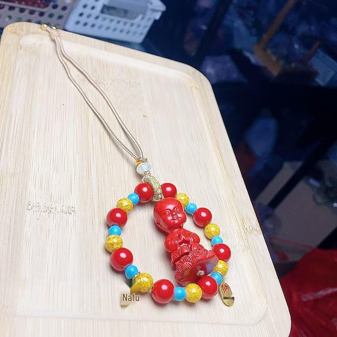 Vermilion Sand Baby Buddha Zodiac Car Hanging Ornament - Simple Design for Male and Female. киноварь/песочный
Vermilion Sand Baby Buddha Zodiac Car Hanging Ornament - Simple Design for Male and Female. киноварь/песочный