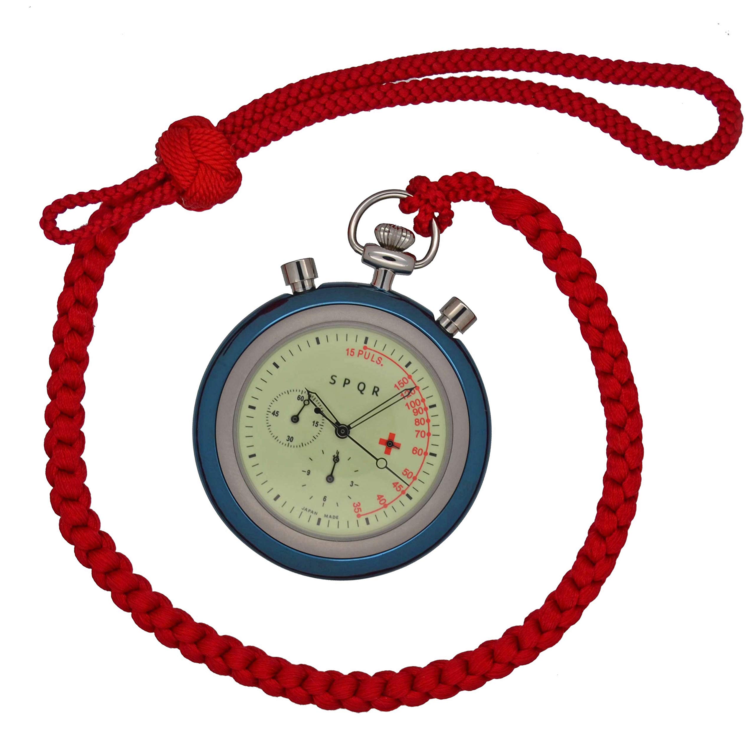 SPQR THE PULSE Blue IP Model Iga Braid Pure Silk Strap Japanese Pulse Watch with Chronograph High Spec Nurse Watch × (Red)
SPQR THE PULSE Blue IP Model Iga Braid Pure Silk Strap Japanese Pulse Watch with Chronograph High Spec Nurse Watch × (Red)