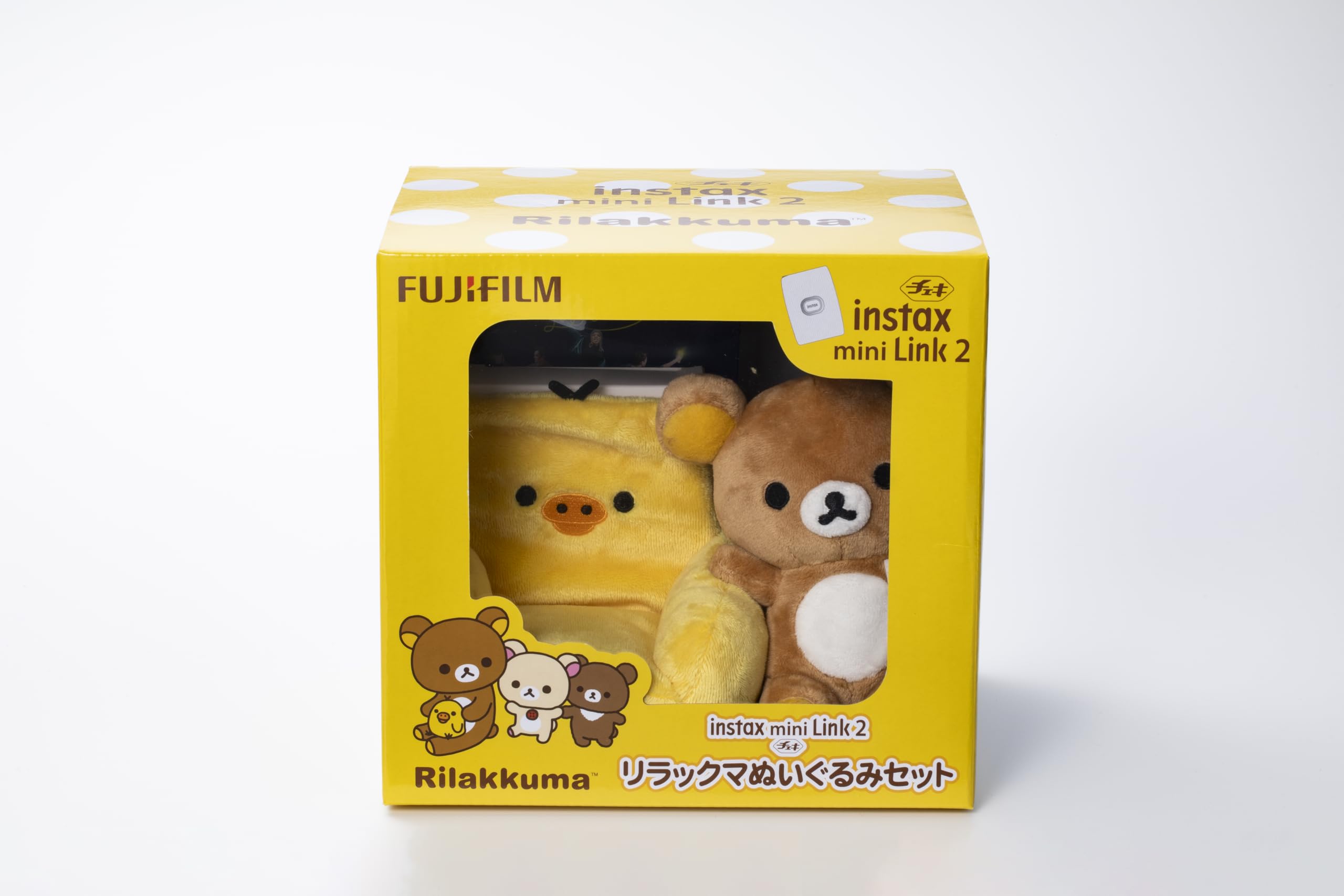Принтер для смартфонів FUJIFILM Instax instax mini Link2 INS MINI LINK2 RILAKKUMA Набір плюшевих іграшок Rilakkuma
Принтер для смартфонів FUJIFILM Instax instax mini Link2 INS MINI LINK2 RILAKKUMA Набір плюшевих іграшок Rilakkuma