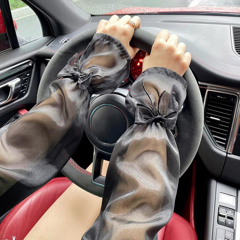 Женщины езда вождение кружева открытый солнцезащитный бант декоративные аксессуары
Женщины езда вождение кружева открытый солнцезащитный бант декоративные аксессуары