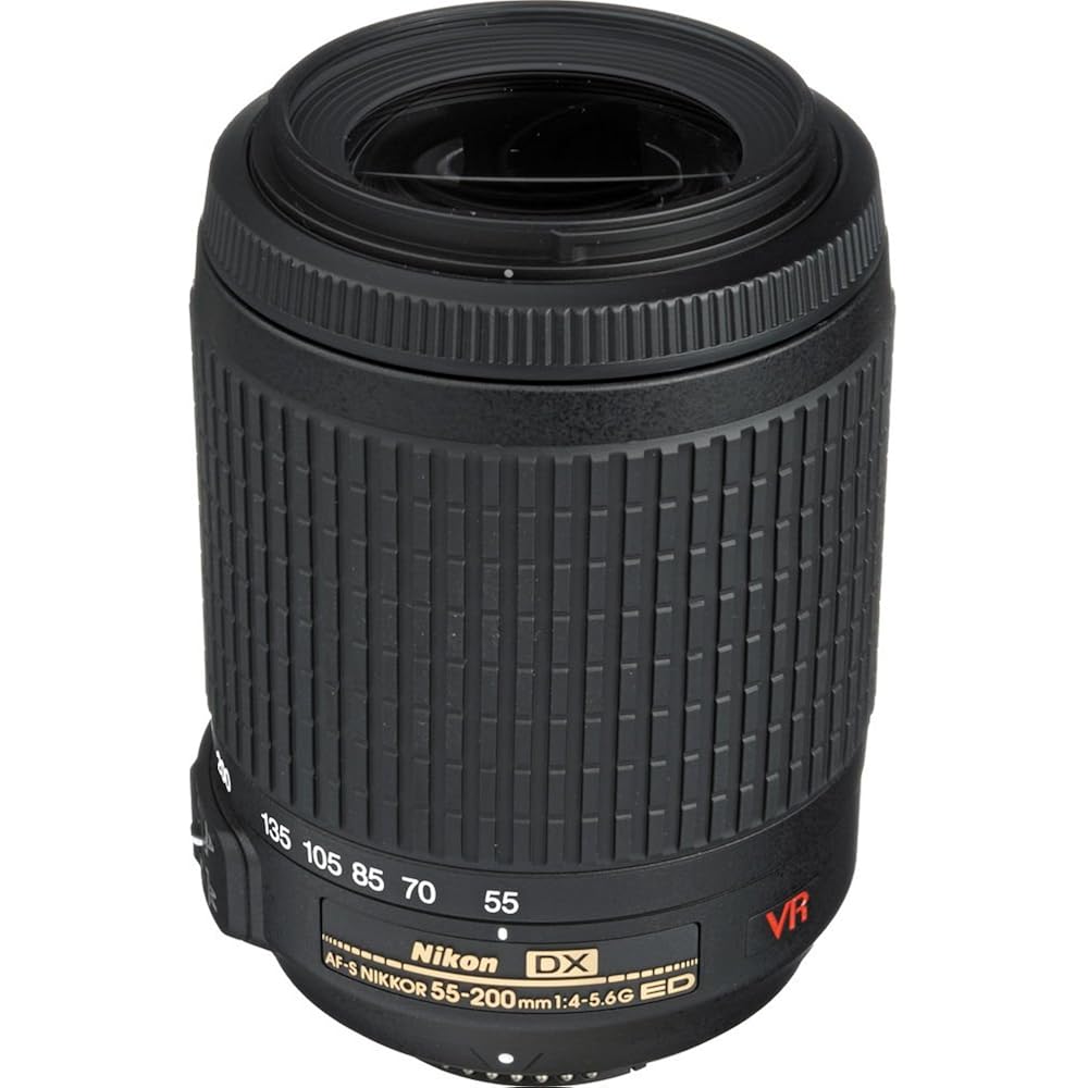 Nikon telephoto zoom lens AF-S DX VR Zoom Nikkor 55-200mm f/4-5.6g IF-ED for Nikon DX format
Nikon telephoto zoom lens AF-S DX VR Zoom Nikkor 55-200mm f/4-5.6g IF-ED for Nikon DX format