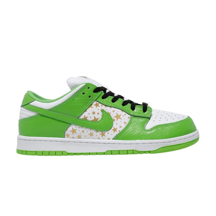 Nike Supreme x Dunk Low OG SB QS Mean Green Unisex Sneakers White Metallic-Gold DH3228-101
Nike Supreme x Dunk Low OG SB QS Mean Green Unisex Sneakers White Metallic-Gold DH3228-101
