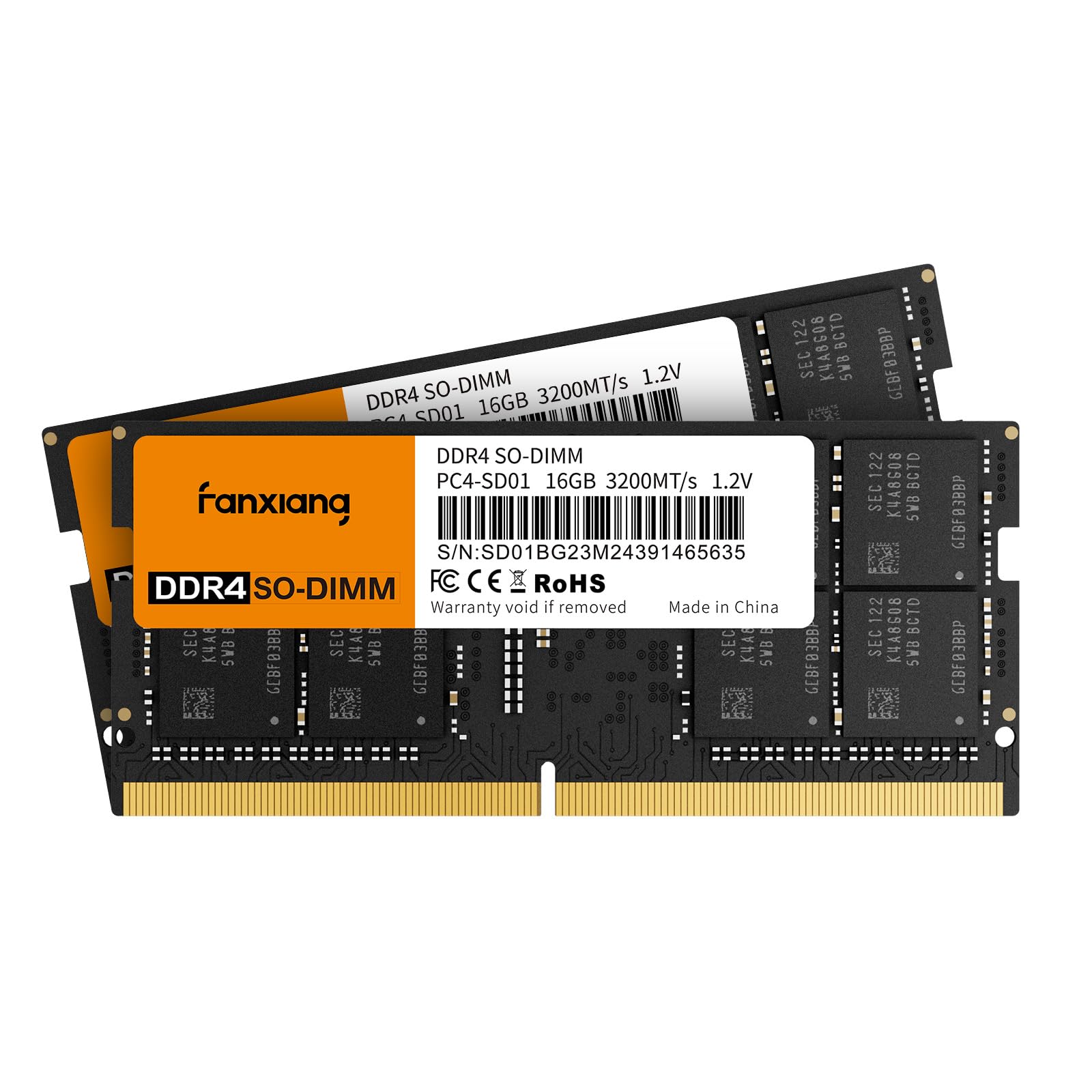 Fanxiang DDR4 3200 МГц 16 ГБ x 2 Пам ять для ноутбука SODIMM 260Pin CL22 Сумісний із Intel AMD Гарантована сумісність Модуль пам яті для ноутбука для покращеного
Fanxiang DDR4 3200 МГц 16 ГБ x 2 Пам ять для ноутбука SODIMM 260Pin CL22 Сумісний із Intel AMD Гарантована сумісність Модуль пам яті для ноутбука для покращеного