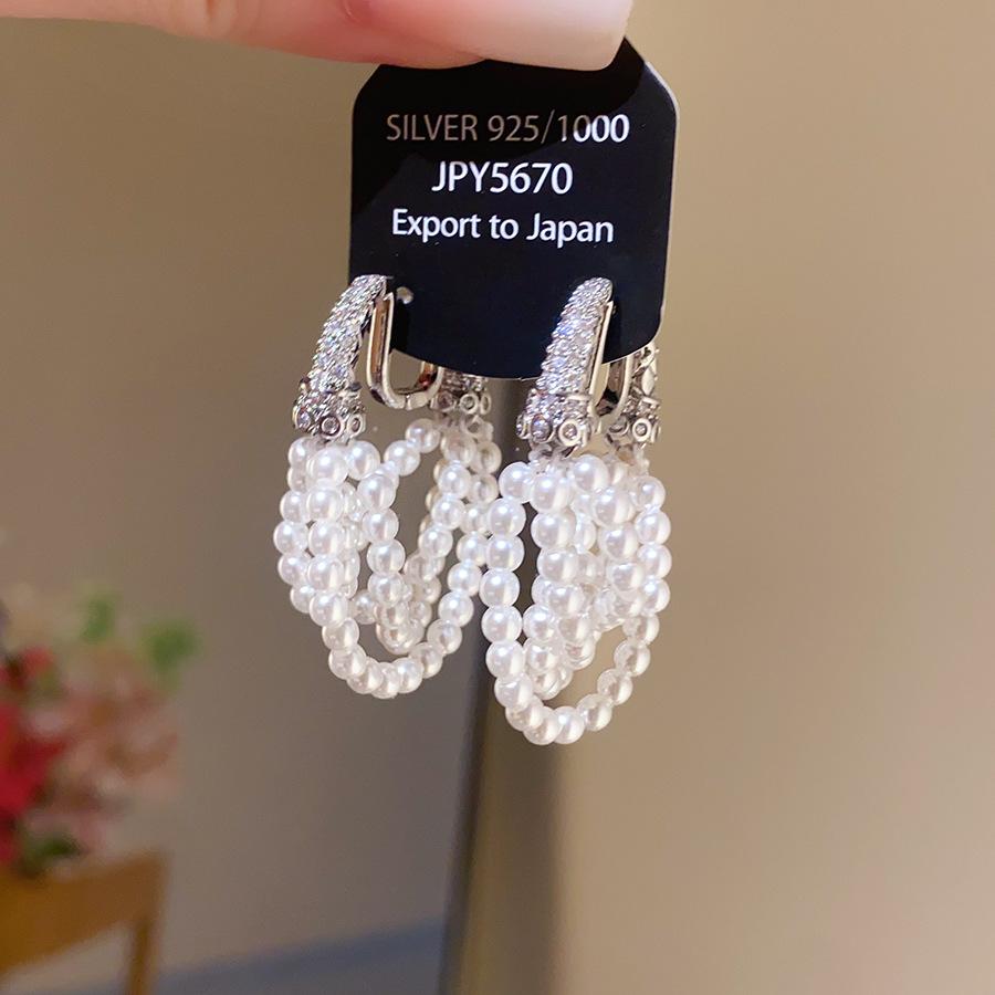 Multi-Strand opal Hoop Earrings, Silver-Tone Zircon Stud with Layered opal Drop,Luxury Layered Earrings, Crystal-Encrusted Hoop with Triple Strands
Multi-Strand opal Hoop Earrings, Silver-Tone Zircon Stud with Layered opal Drop,Luxury Layered Earrings, Crystal-Encrusted Hoop with Triple Strands
