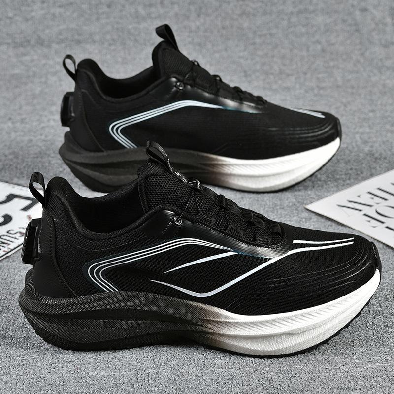Задняя вращающаяся пряжка кроссовки защита от скручивания отскок карбоновая пластина дышащая спортивная обувь новая нескользящая спортивная тренировочная профессиональная обувь для бега 44