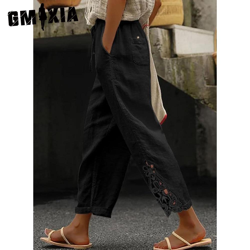 GMXIA Женские модные повседневные брюки и капри с однотонным принтом XXL чёрный
GMXIA Женские модные повседневные брюки и капри с однотонным принтом XXL чёрный