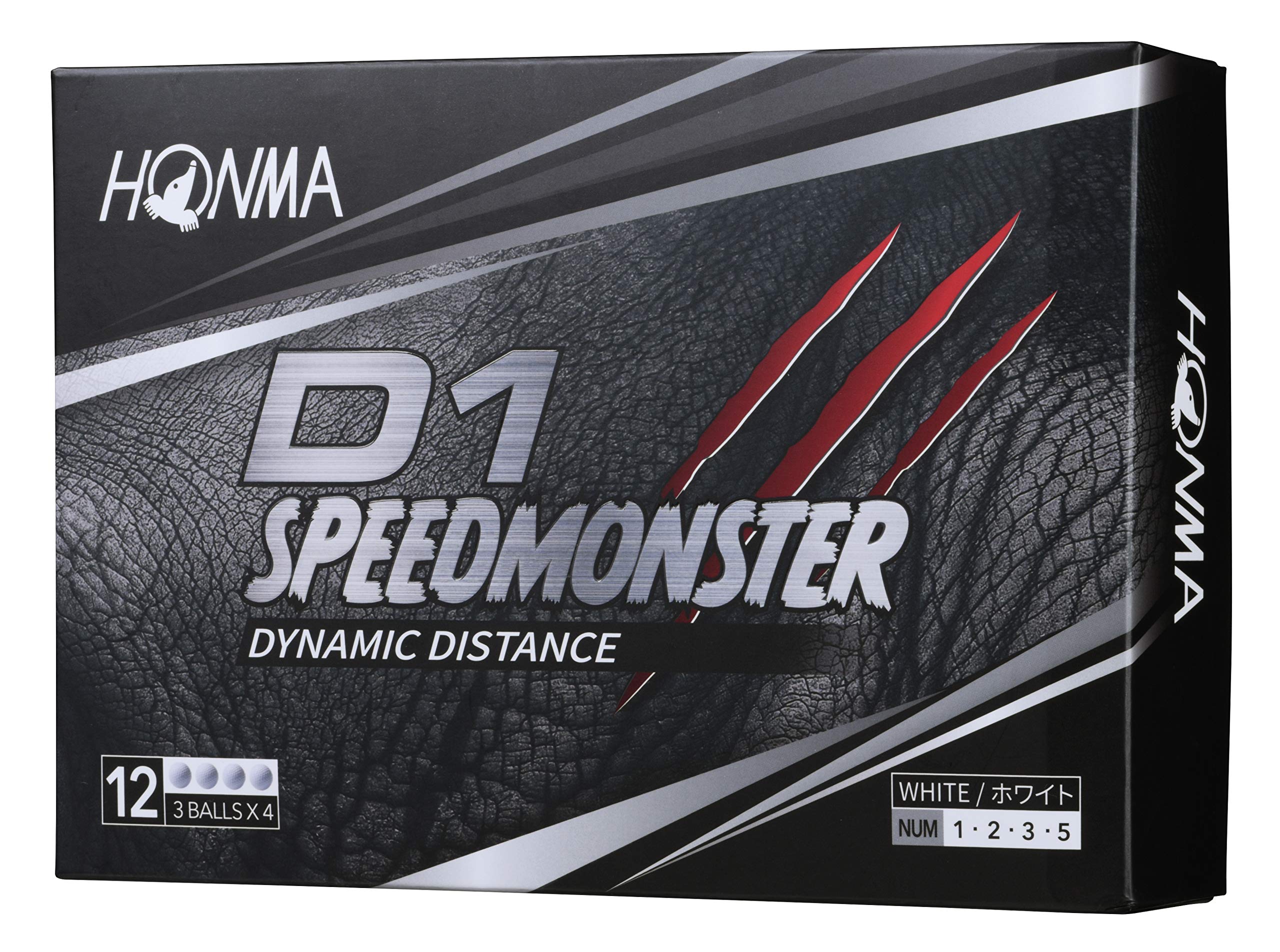 Honma Golf Ball D1 SPEED MONSTER Speed Monster 1 dozen 12 balls BT2003 Honma HONMA білий
Honma Golf Ball D1 SPEED MONSTER Speed Monster 1 dozen 12 balls BT2003 Honma HONMA білий