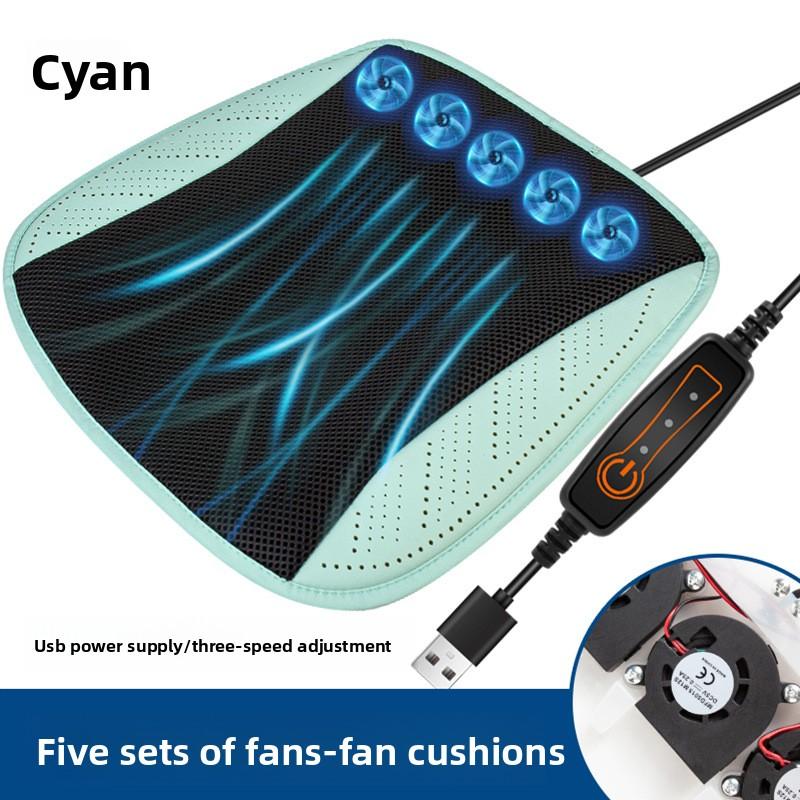 Car Seat Cushion Summer Cool and Ventilated Seat Cushion Breathable Heat Dissipation Household USB Fan Seat Cushion Car Ice Silk Cool Cushion
Car Seat Cushion Summer Cool and Ventilated Seat Cushion Breathable Heat Dissipation Household USB Fan Seat Cushion Car Ice Silk Cool Cushion