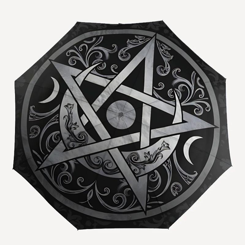 1pc Witchcraft Symbol Automatic Folding Umbrella, Lightweight Retractable Compact Travel Umbrella, 8-Rib Sturdy Frame093
1pc Witchcraft Symbol Automatic Folding Umbrella, Lightweight Retractable Compact Travel Umbrella, 8-Rib Sturdy Frame093