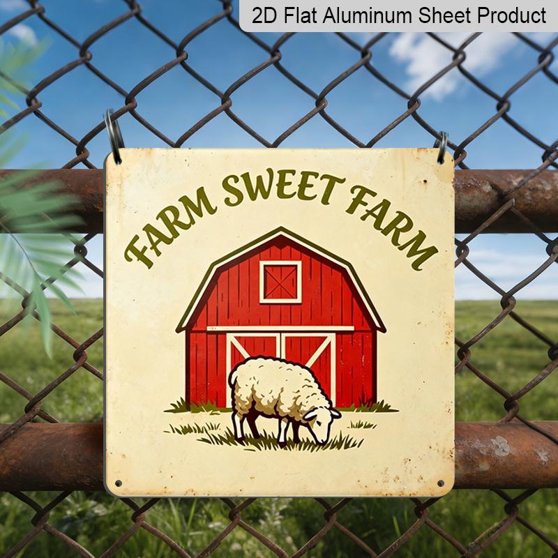 2D Flat - 1pc, Outdoor Plaque & Wall Decor, Sweet Farmhouse Sign, Living Room Wall Art, Cottage Decoration, Restaurant Display, Country Rustic Style 20*20cm
2D Flat - 1pc, Outdoor Plaque & Wall Decor, Sweet Farmhouse Sign, Living Room Wall Art, Cottage Decoration, Restaurant Display, Country Rustic Style 20*20cm