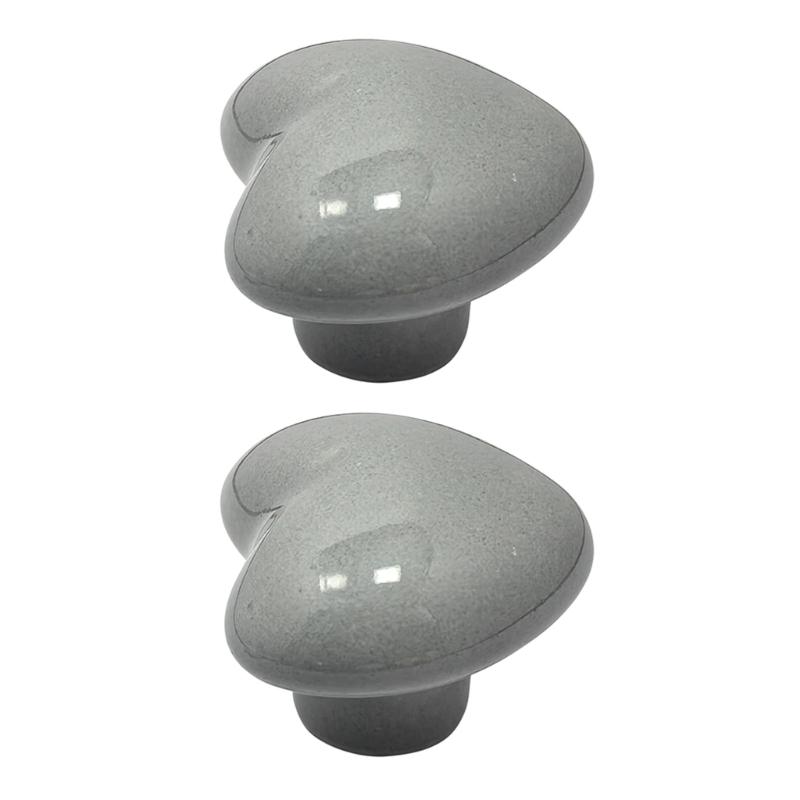 Playful Heart Shaped Ceramic Knobs Charming Ceramic Heart Cupboard Pull Simple Installation for Children Smooth Surfaces сірий
Playful Heart Shaped Ceramic Knobs Charming Ceramic Heart Cupboard Pull Simple Installation for Children Smooth Surfaces сірий