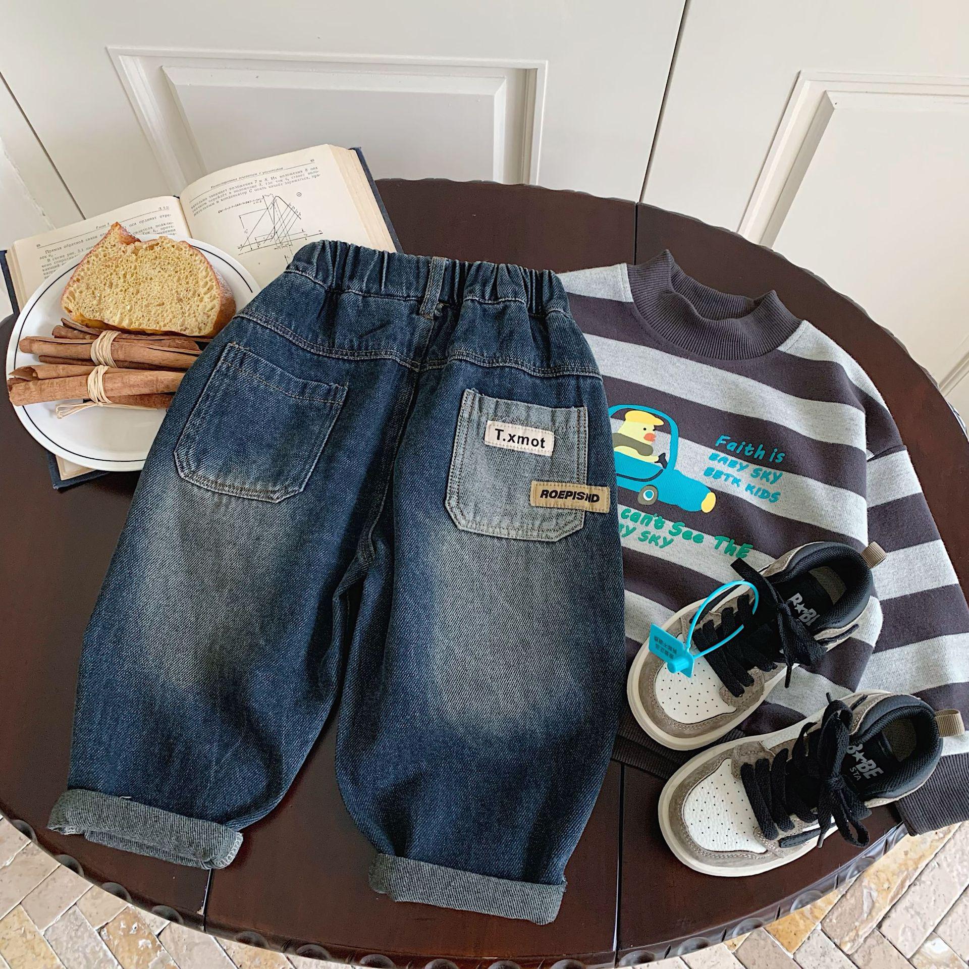 Kids Bangcheng 2025 Fall Two-Color Pocket Jeans: Trendy & Loose Casual Pants for Boys (G0369) 100 cm синий
Kids Bangcheng 2025 Fall Two-Color Pocket Jeans: Trendy & Loose Casual Pants for Boys (G0369) 100 cm синий