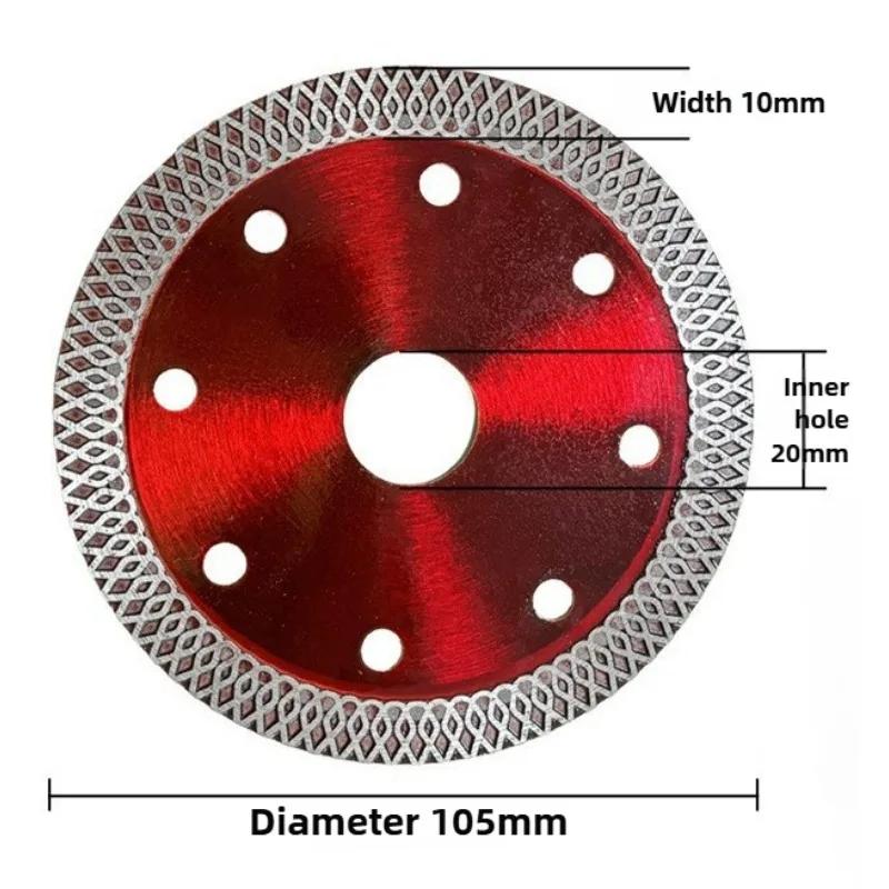 1pc Diamond Dry Cutting Blade Disc Porcelain Ceramic Tile Turbo Thin Stoneware for Marble 105 115 125mm
1pc Diamond Dry Cutting Blade Disc Porcelain Ceramic Tile Turbo Thin Stoneware for Marble 105 115 125mm