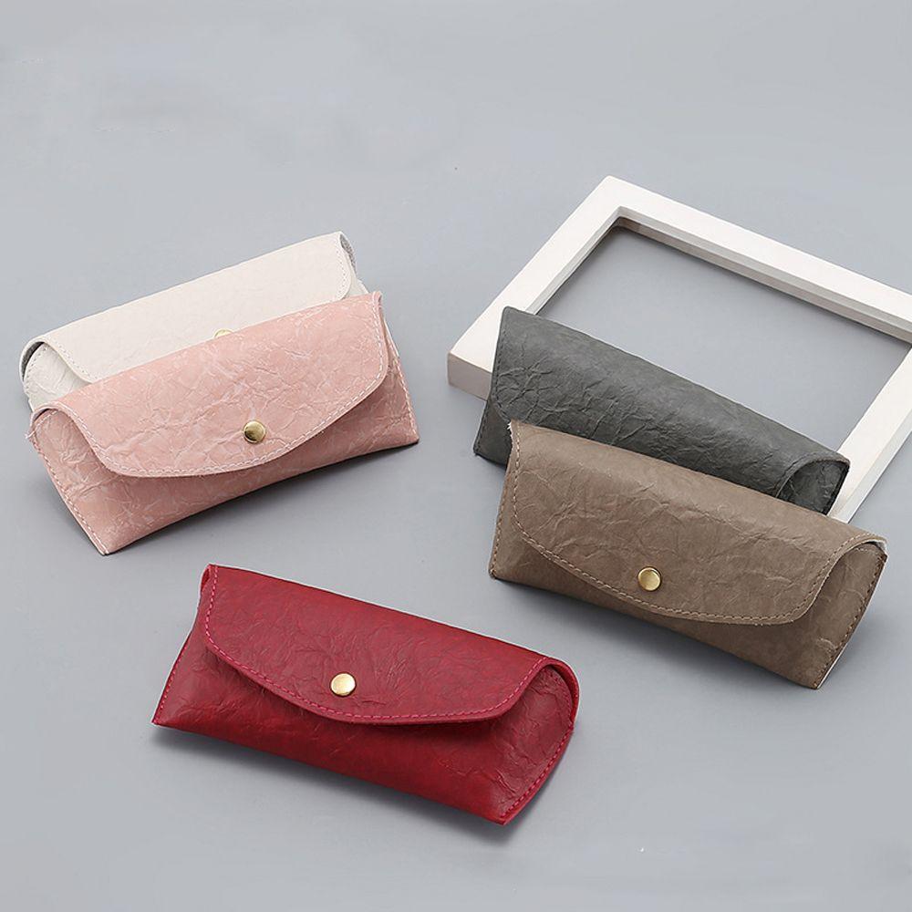 Snap Fastener Retro Solid Color Vintage Eyewear Bag Sunglasses Bag Pu Leather Storage Box
Snap Fastener Retro Solid Color Vintage Eyewear Bag Sunglasses Bag Pu Leather Storage Box