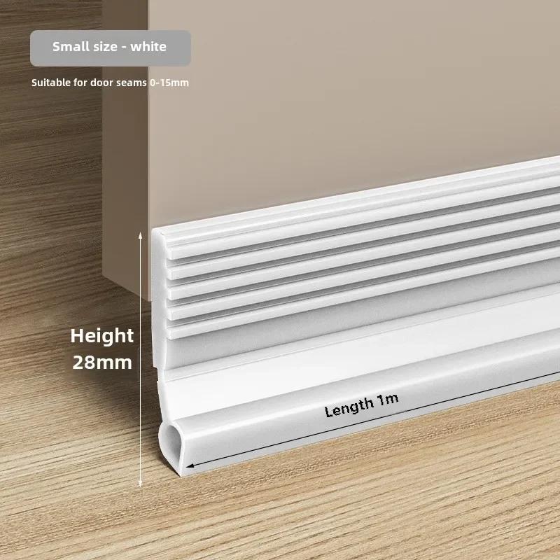 Горячая уплотнительная лента для низа двери 1 м Ветрозащитная Пылезащитная Защита от сквозняков Дождевая Уплотнительная лента Шумоизоляция Изолятор Герметик Домашняя фурнитура