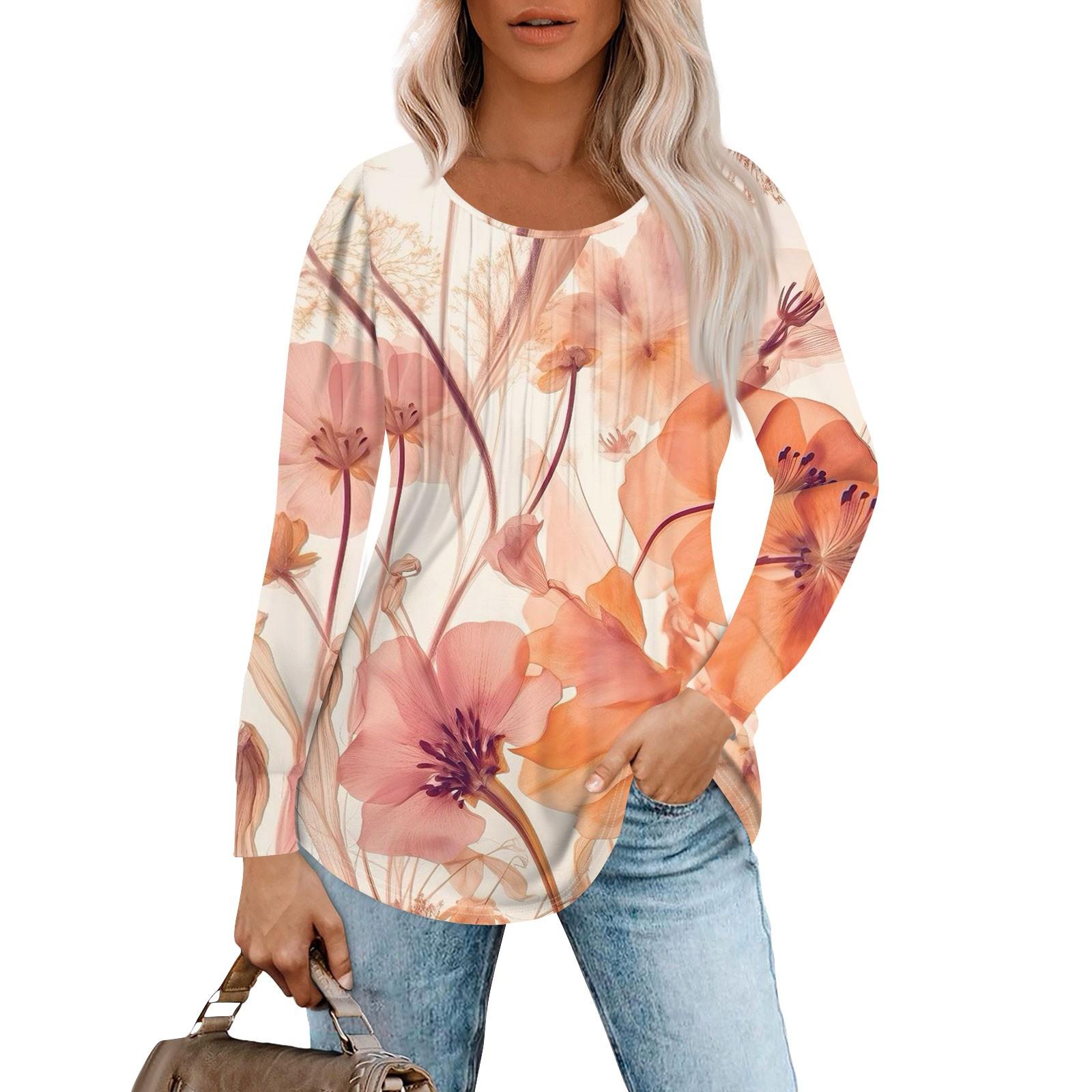 Сорочки з довгим рукавом для жінок Топи Одягнені повсякденні блузки Плісе Топи-туніки з вигнутою горловиною L
Сорочки з довгим рукавом для жінок Топи Одягнені повсякденні блузки Плісе Топи-туніки з вигнутою горловиною L