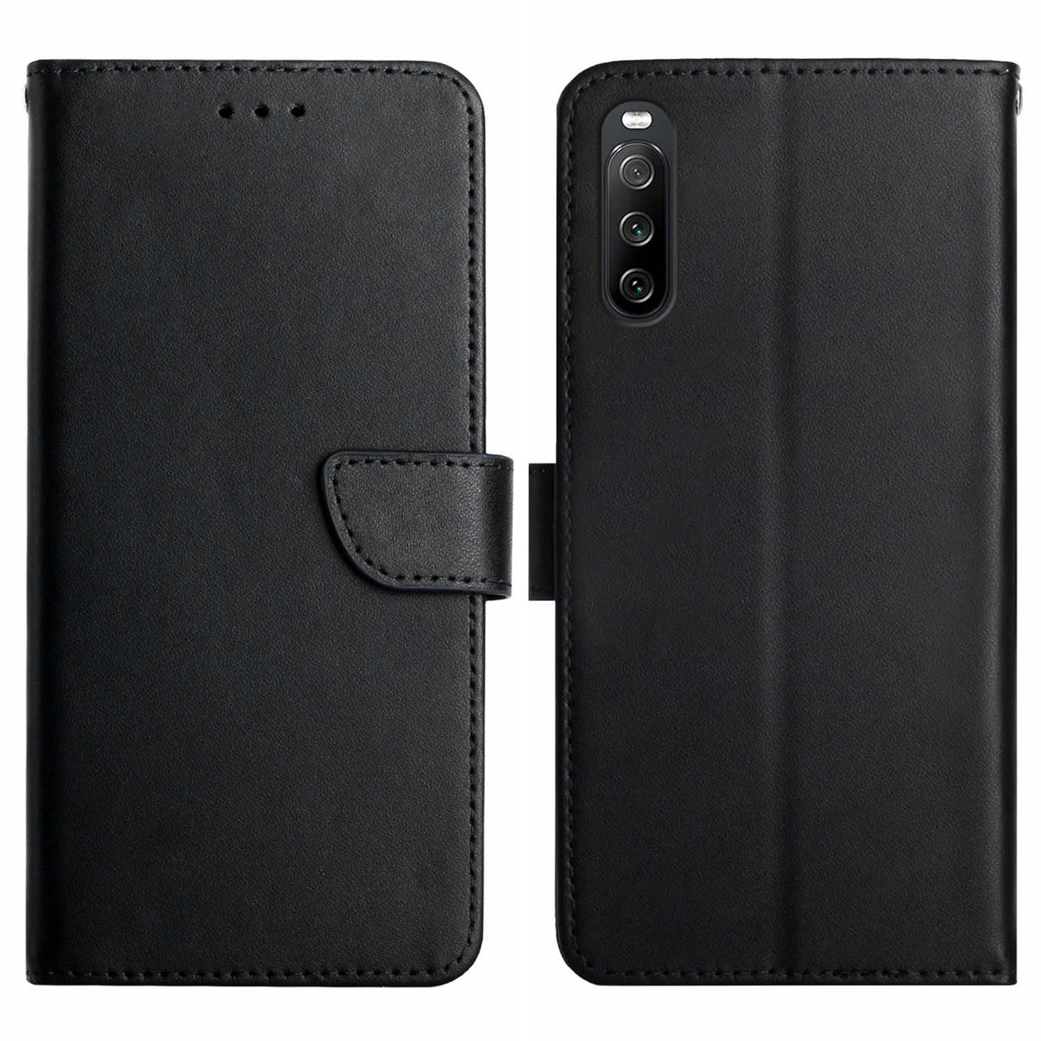 HT02 For Sony Xperia 10 VI Case Nappa Texture Genuine Cow Leather Phone Cover Black
HT02 For Sony Xperia 10 VI Case Nappa Texture Genuine Cow Leather Phone Cover Black