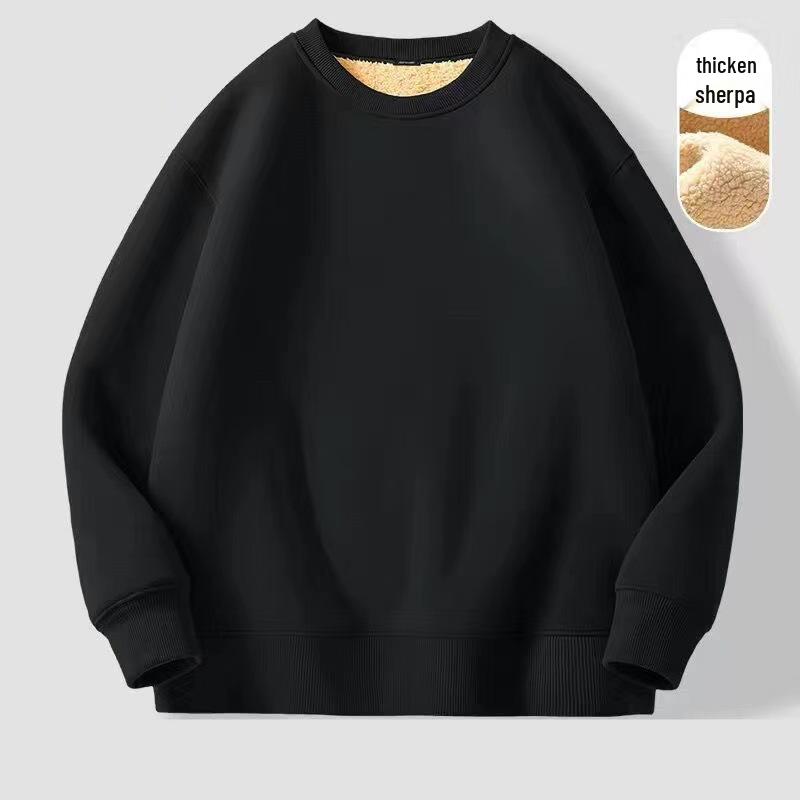 Men s Plus Size Lambswool Round Neck Hoodie - Velvet Thickened Winter Warm Base Layer Long Sleeve Casual Top 5XL for 90-100 kg
Men s Plus Size Lambswool Round Neck Hoodie - Velvet Thickened Winter Warm Base Layer Long Sleeve Casual Top 5XL for 90-100 kg