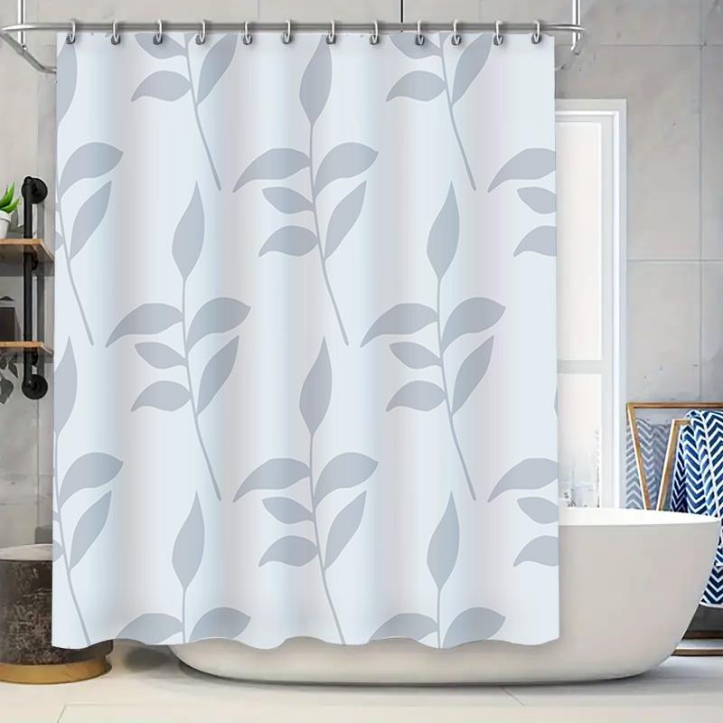 Modern Bathroom Decor With A Leaf Pattern Elegant Gray Shower Curtain Set For Your Home Or Hotel Spa Experience! W60H190(CM)-1 Pcs
Modern Bathroom Decor With A Leaf Pattern Elegant Gray Shower Curtain Set For Your Home Or Hotel Spa Experience! W60H190(CM)-1 Pcs