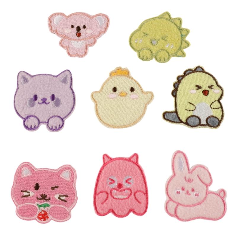 Набір із 8 милих нашивок-аплікацій на тему тварин, патчі для ремонту, аплікації для пришивання для декорування одягу та аксесуарів 1
Набір із 8 милих нашивок-аплікацій на тему тварин, патчі для ремонту, аплікації для пришивання для декорування одягу та аксесуарів 1