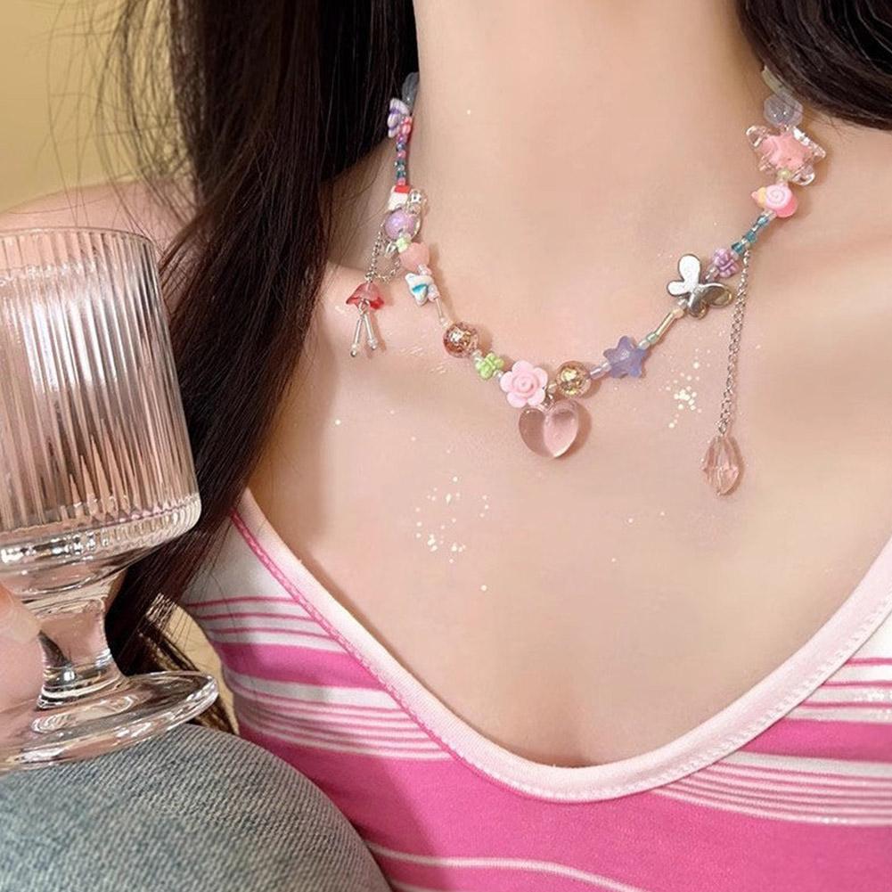 Boho Kpop Colorful Sugar Star Tassel Pendant Choker Chain Chain Aesthetic Sweet Jewelry Heart F D1E1
Boho Kpop Colorful Sugar Star Tassel Pendant Choker Chain Chain Aesthetic Sweet Jewelry Heart F D1E1