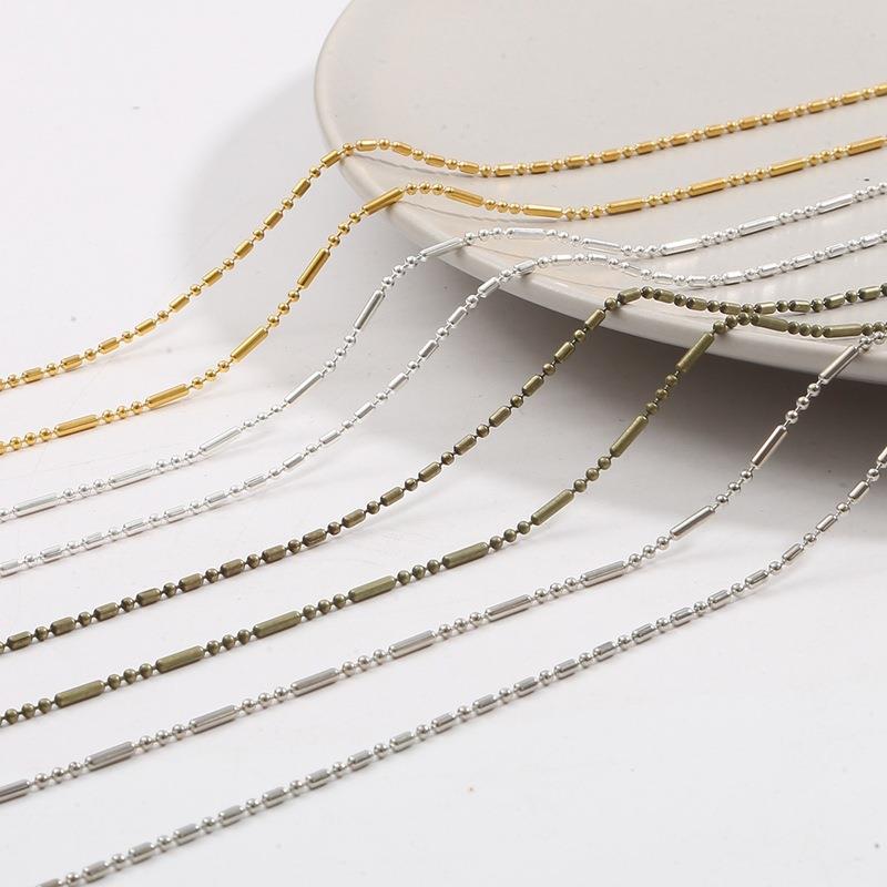 1.5mm Iron Bamboo Link Chain for DIY Tassel Hairpin & Hanfu Bracelet Accessories 1m/pack
1.5mm Iron Bamboo Link Chain for DIY Tassel Hairpin & Hanfu Bracelet Accessories 1m/pack