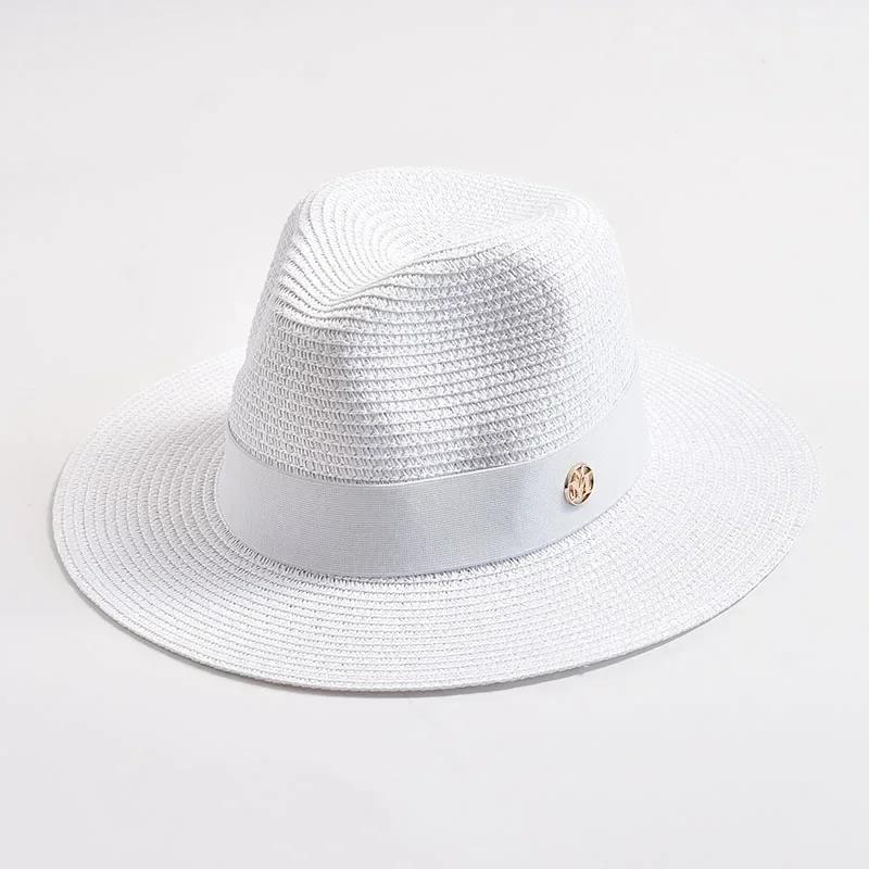 Summer Wide Brim UV Protection Straw Hat Foldable Beach Sun Hat for Women Men Elegant Ribbon Design Fashion Travel Luxury 56-58CM белый
Summer Wide Brim UV Protection Straw Hat Foldable Beach Sun Hat for Women Men Elegant Ribbon Design Fashion Travel Luxury 56-58CM белый