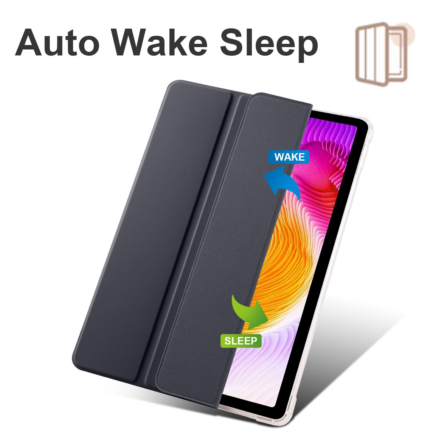 For Xiaomi Redmi Pad SE Clear Back Case Tri-fold Stand Tablet Cover with Pen Slot Grey
For Xiaomi Redmi Pad SE Clear Back Case Tri-fold Stand Tablet Cover with Pen Slot Grey