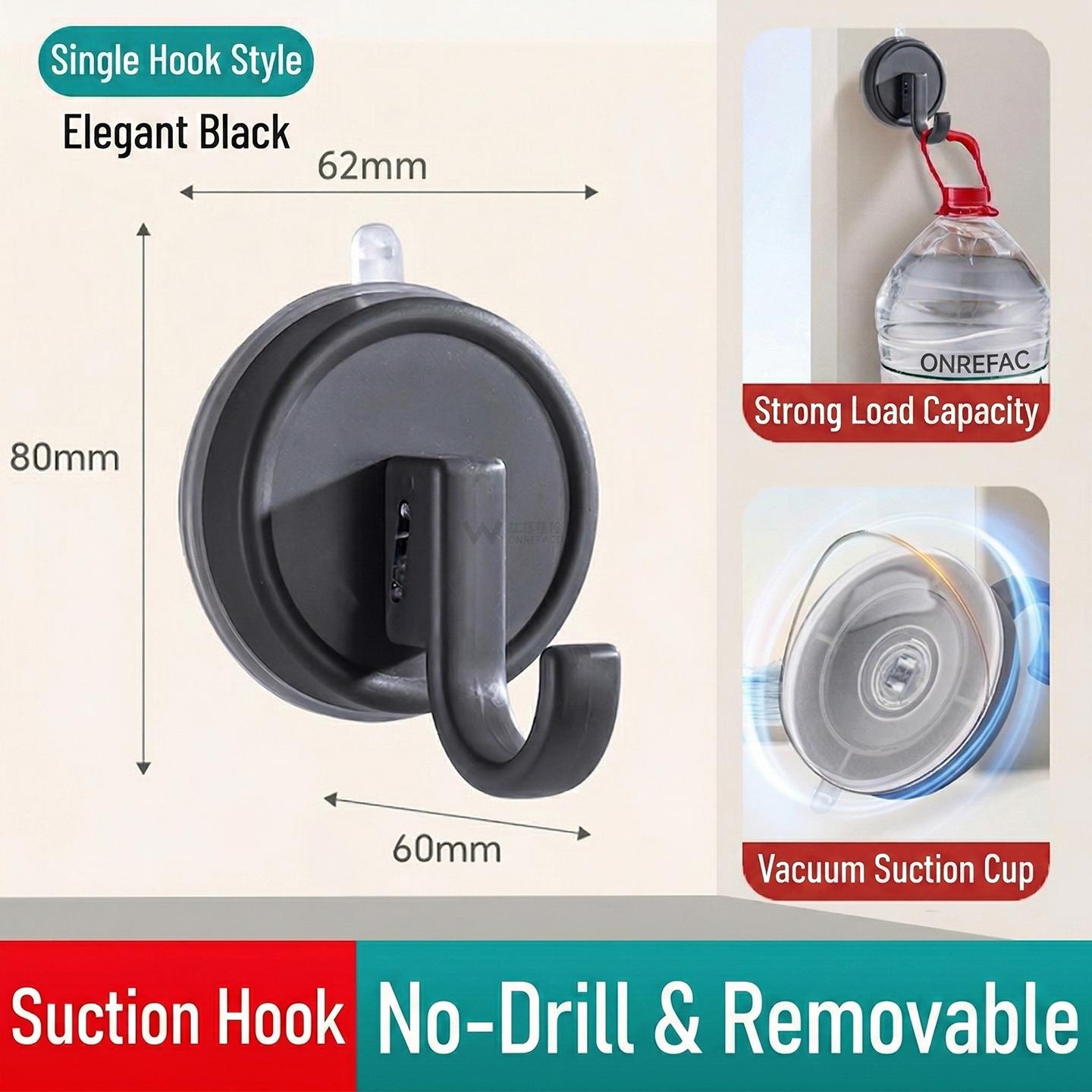 Heavy Duty Suction Cup Hooks No Drill Vacuum Wall Hanger For Bathroom Shower Kitchen Towel Removable Damage Free Waterproof
Heavy Duty Suction Cup Hooks No Drill Vacuum Wall Hanger For Bathroom Shower Kitchen Towel Removable Damage Free Waterproof