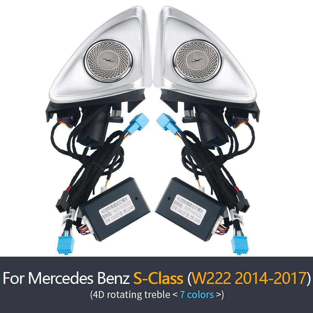 Світлодіодне амбієнтне освітлення для Mercedes-benz W213 W205 X253 GLC W222 C/E/S-Class 7/64 кольори 4D поворотний твітер Автомобільна кришка середньочастотного динаміка
Світлодіодне амбієнтне освітлення для Mercedes-benz W213 W205 X253 GLC W222 C/E/S-Class 7/64 кольори 4D поворотний твітер Автомобільна кришка середньочастотного динаміка