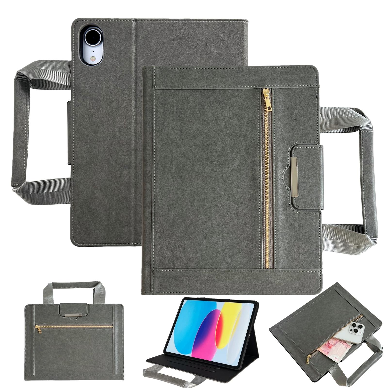 Tablet Case for iPad 10.9 (2022)/iPad (2025) Auto Wake/Sleep Leather Cover with Handle/Zipper Pouch C
Tablet Case for iPad 10.9 (2022)/iPad (2025) Auto Wake/Sleep Leather Cover with Handle/Zipper Pouch C
