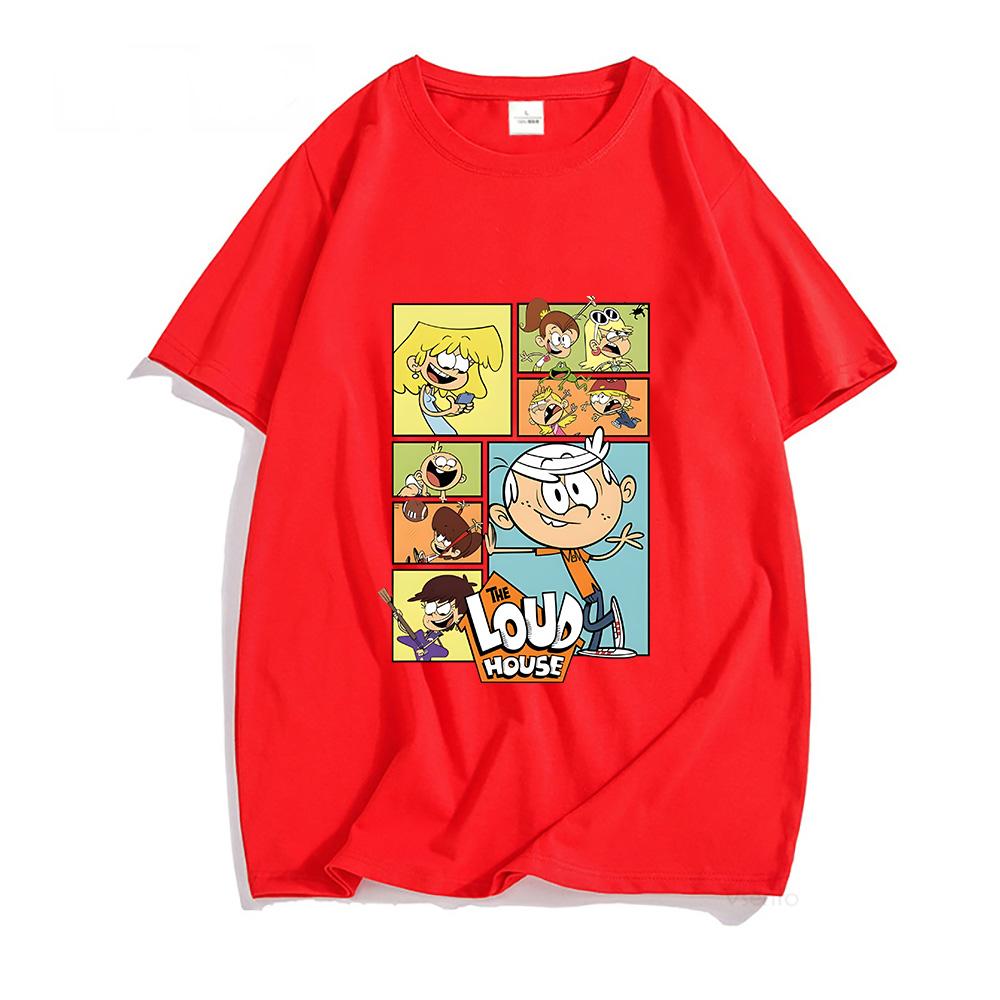 Футболки Loud House Футболка з мультфільмом Японське аніме Футболка з коротким рукавом Harajuku Kawaii Поп Милі бавовняні футболки XXL червоний
Футболки Loud House Футболка з мультфільмом Японське аніме Футболка з коротким рукавом Harajuku Kawaii Поп Милі бавовняні футболки XXL червоний
