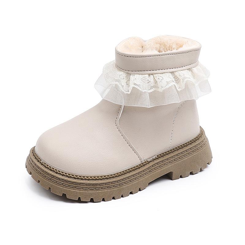 2025 Autumn/Winter Girls Princess Plus Velvet Short Boots - Soft Sole Casual Martin Style Set of 5 (21-25) брудно-білий
2025 Autumn/Winter Girls Princess Plus Velvet Short Boots - Soft Sole Casual Martin Style Set of 5 (21-25) брудно-білий