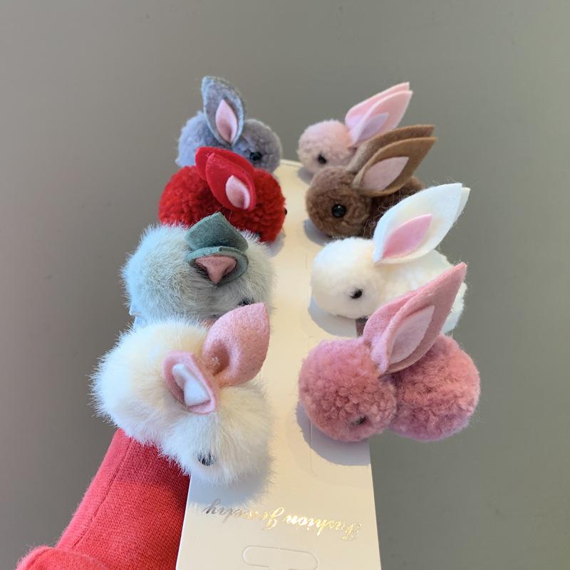 Korean Style Cute Rabbit Plush Baby Hair Clips - Autumn Winter Collection for Girls
Korean Style Cute Rabbit Plush Baby Hair Clips - Autumn Winter Collection for Girls
