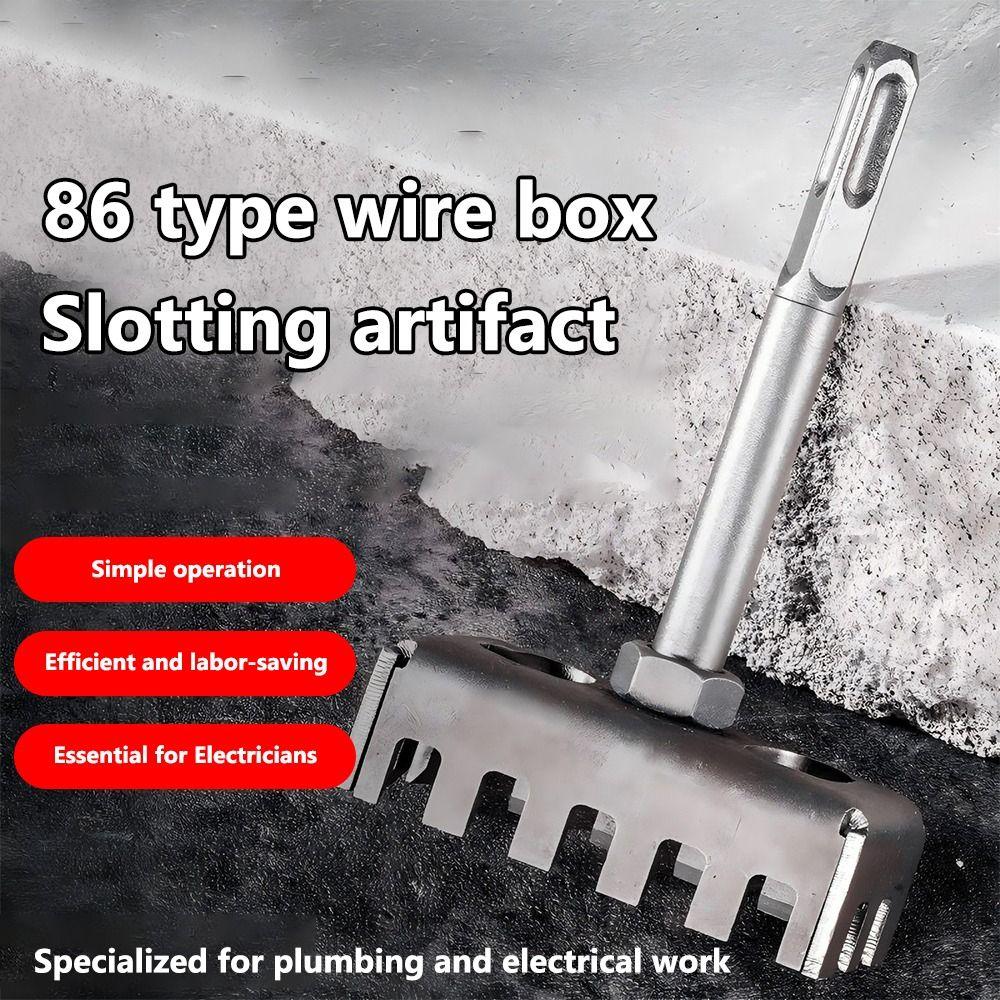 Multi-function Square Hole Punch Portable Concrete Hole Bit For 86-Type Junction Boxes Square Hole Punch 
Multi-function Square Hole Punch Portable Concrete Hole Bit For 86-Type Junction Boxes Square Hole Punch