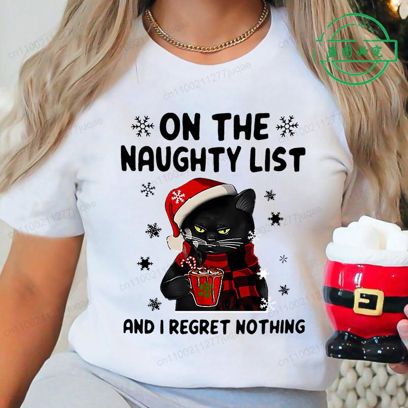 I Regret Nothing Cat Christmas print T-shirts for women Harajuku t-shirt inforUnisexs t-shirts for party S
I Regret Nothing Cat Christmas print T-shirts for women Harajuku t-shirt inforUnisexs t-shirts for party S