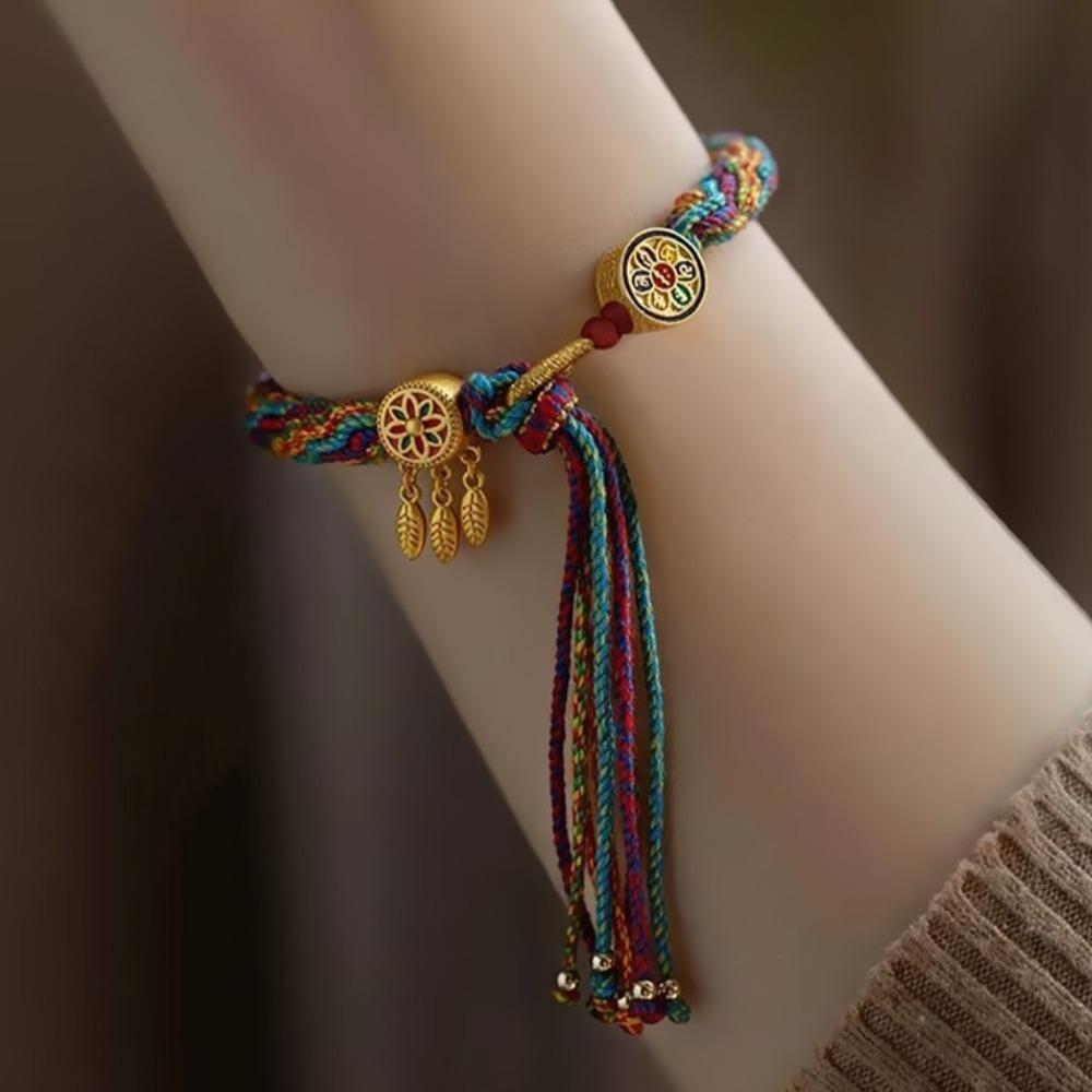 Retro Ethnic Style Bracelet Adjustable Chinese Style Bracelet Ancient Style Woven Hand Rope Girls зелений
Retro Ethnic Style Bracelet Adjustable Chinese Style Bracelet Ancient Style Woven Hand Rope Girls зелений