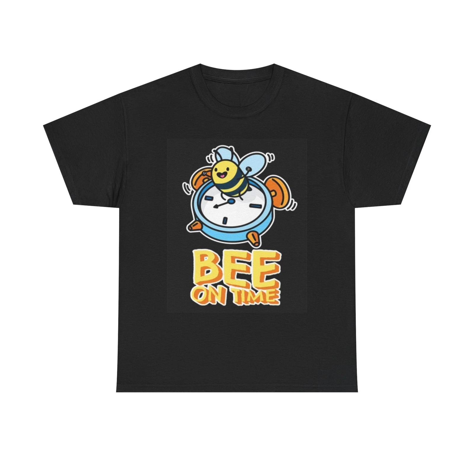 Bee On Time Graphic T Shirt Funny Bees Unisex Heavy Cotton Tee M
Bee On Time Graphic T Shirt Funny Bees Unisex Heavy Cotton Tee M