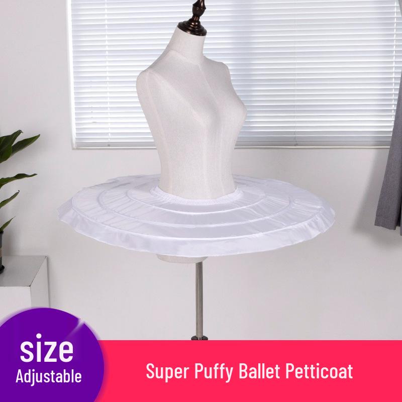 Ballet Performance Puff Petticoat with Two/Three Steel Rings - Half Body Fishbone Design
Ballet Performance Puff Petticoat with Two/Three Steel Rings - Half Body Fishbone Design