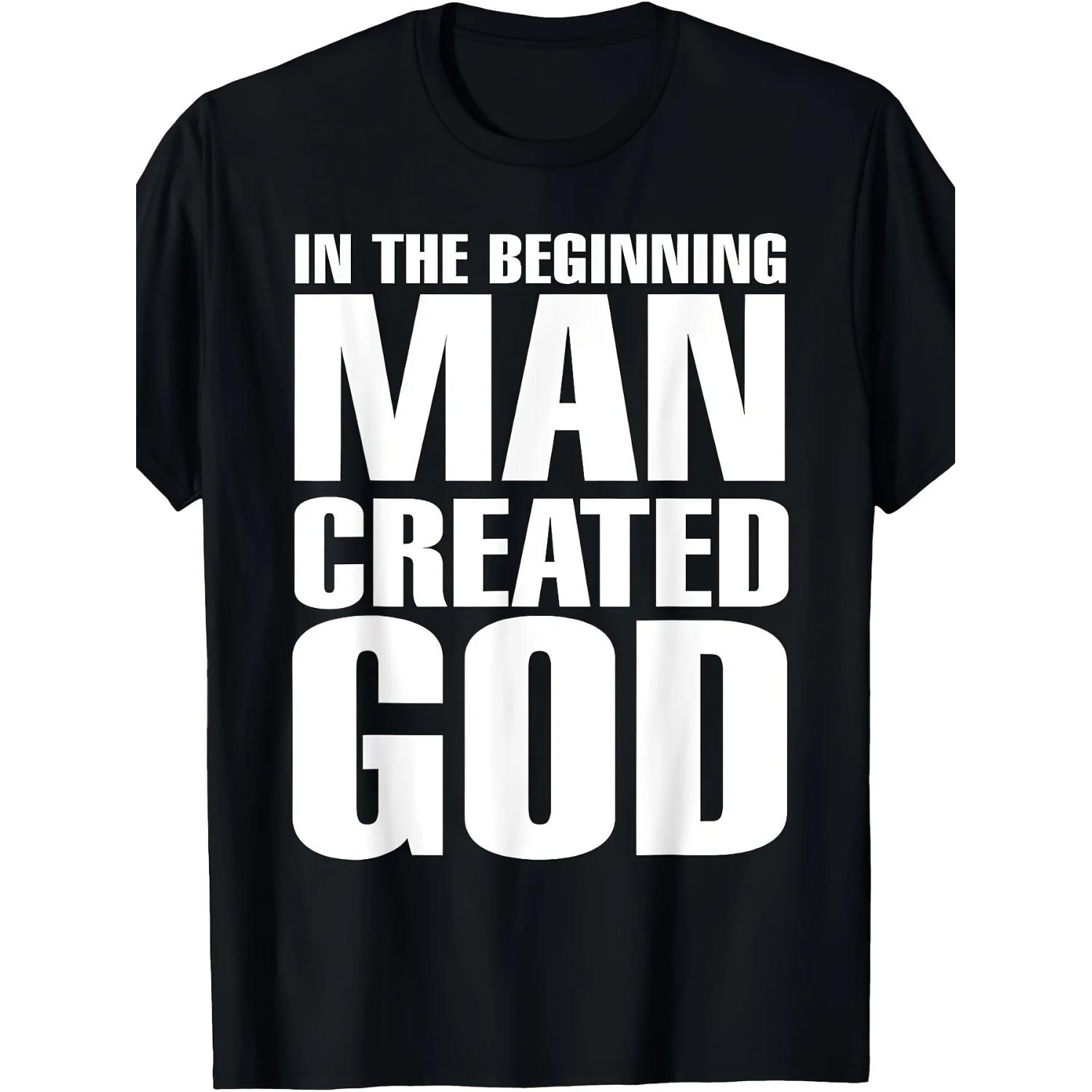 Loc Creator God Anti Religious Atheist T-shirt Casual Round Neck Geometric Pattern Suitable for Holiday Occasions and Daily Wear XXXXXL
Loc Creator God Anti Religious Atheist T-shirt Casual Round Neck Geometric Pattern Suitable for Holiday Occasions and Daily Wear XXXXXL